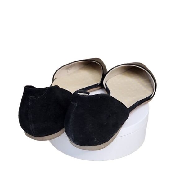 Boden- Women’s D’Orsay Cleo Black Patent Mixed Media Leather Flats, Size 38/ 7.5 - Picture 8 of 15